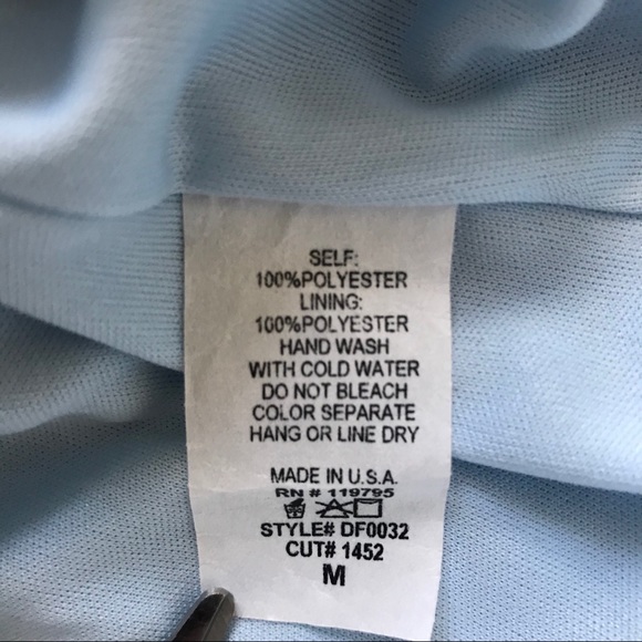 Francesca’s Blue Lace Spring Short Sleeve Dress - Picture 6 of 6